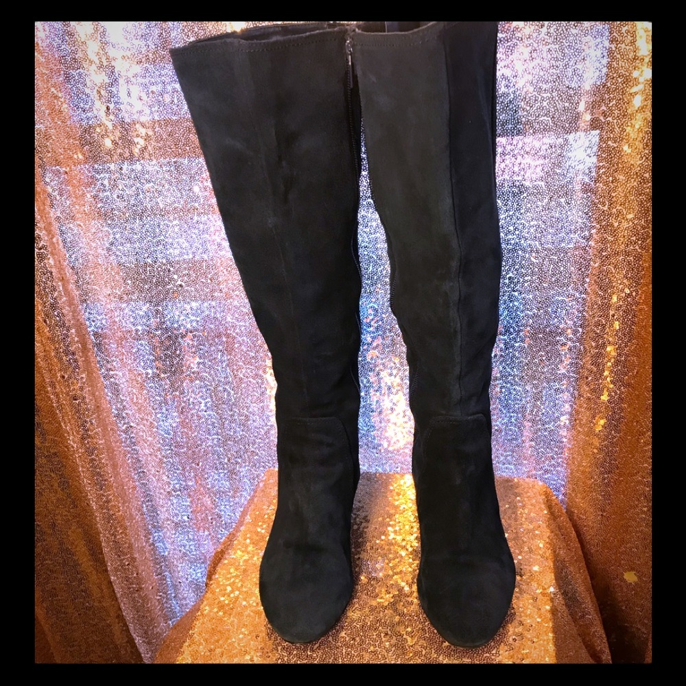 Alfani Navy Suede Boots
